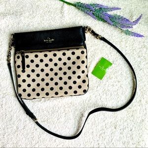 KATE SPADE Dot Ellen Cobble Hill Canvas Crossbody